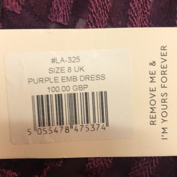 Lavish Alice lace long sleeved purple in color - Picture 9 of 14